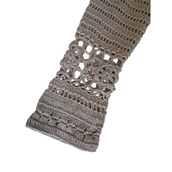 NWT Sundance Cardigan Women's Small Crochet Fosette Open Knit Sand Neutral Beach - Picture 6 of 16